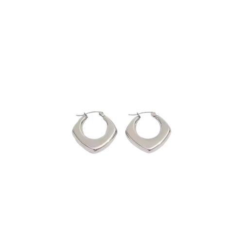Ellie Hoops Silver
