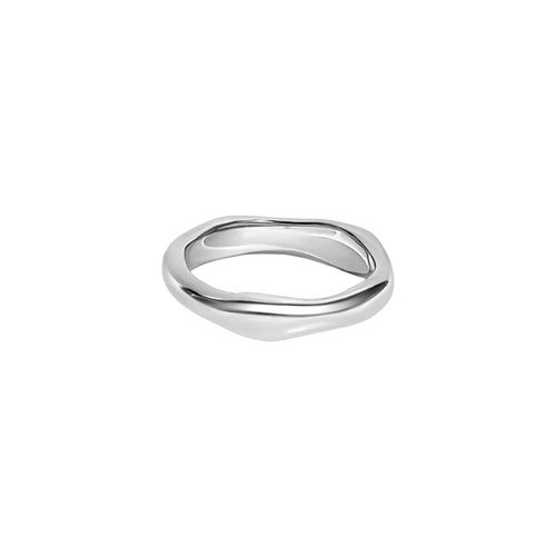 The Celia Ring Silver Thick